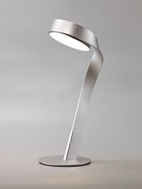 Clarice Table Lamp, 1 x 10W LED, 3000K, 800lm, Silver/Polished Chrome, 3yrs Warranty