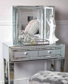 New York Vanity Mirror Grey