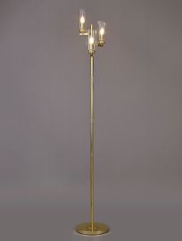 Darling Floor Lamp, 3 x E14, Polished Gold 