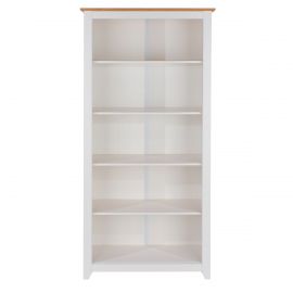 Capre' Tall Bookcase - White