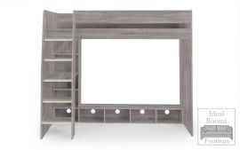 Gaming Bed With Desk - Grey Oak