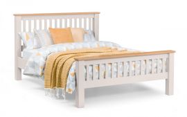 Ralston Solid Oak Shaker Style Double Bed 135cm