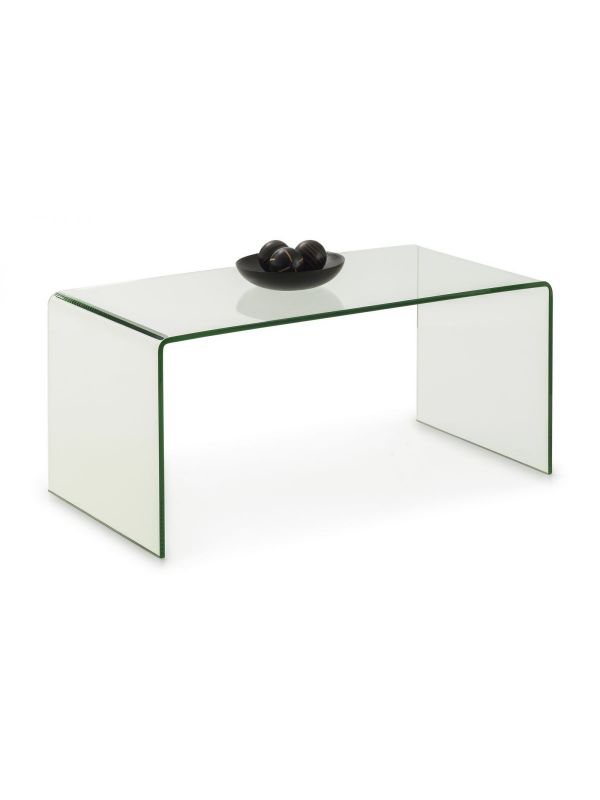 Alpha Curved Glass Coffee Table