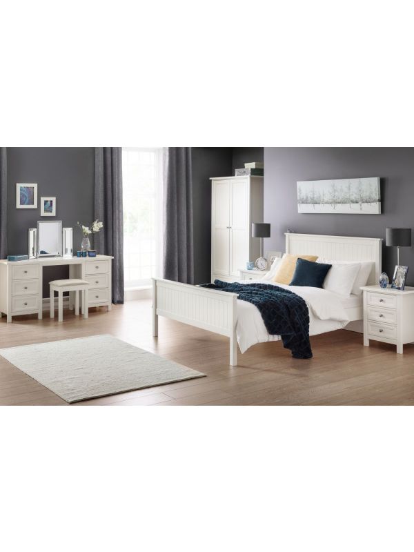 New England Bed - White - Available in 3 Sizes
