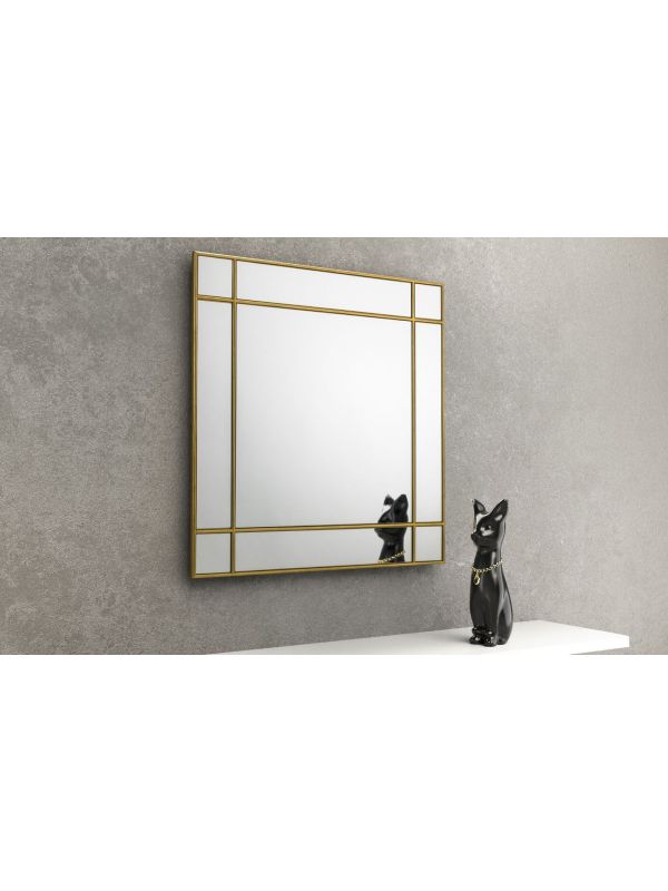 Forti Square Mirror - Gold