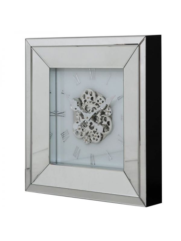 Omega Mirror White Wall Clock