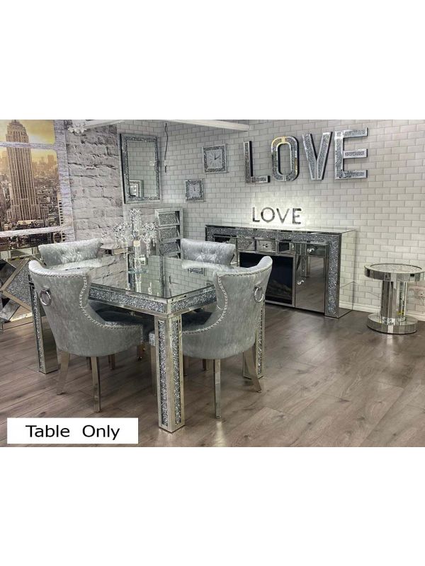 Mirror dining shop table price