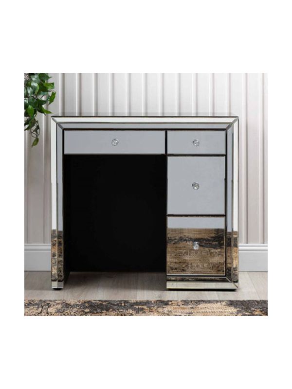 Orion Mirrored Smoked Dressing Table