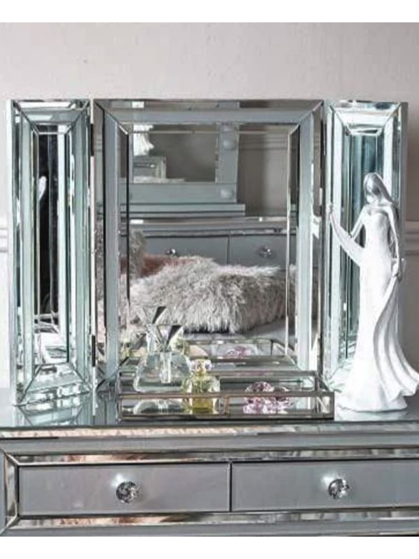 New York Vanity Mirror Grey