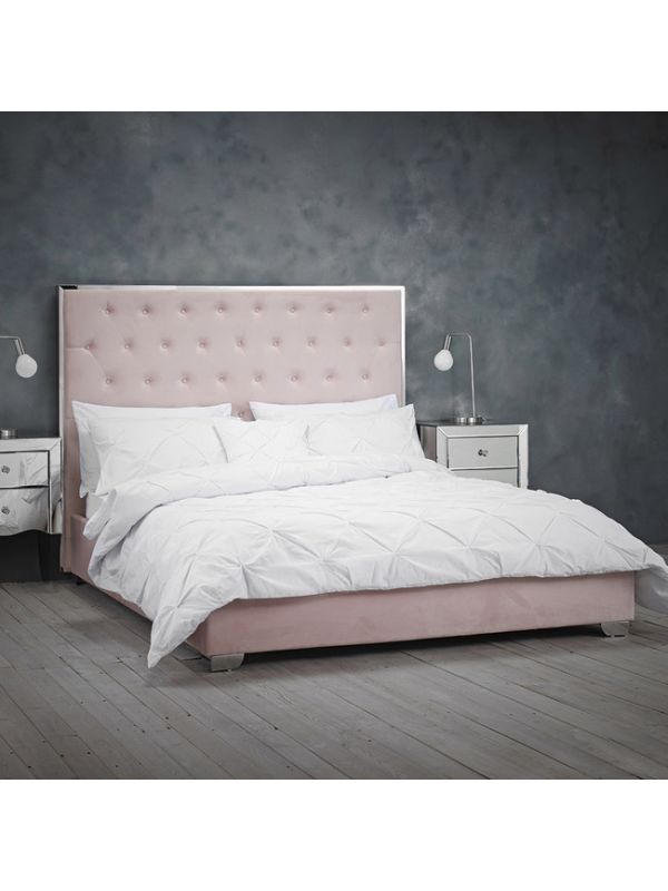 Marybeth King Size Bed Pink
