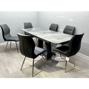 Zermatz Ext Dining Table Chair Set