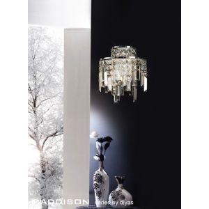 Maddison Wall Lamp 2 Light G9 Polished Chrome/Crystal