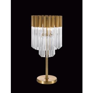 Cola Table Lamp 3 Light E14, Brass/Glass 