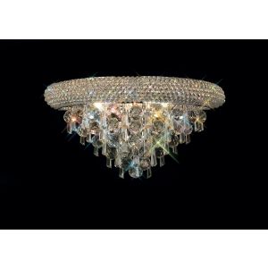 Alexandra Wall Lamp Medium 3 Light E14 Polished Chrome/Crystal