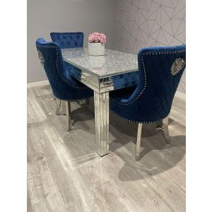 Mirror kitchen clearance table