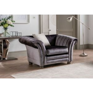 Giselle 1 Seater - Charcoal - 1 Scatter