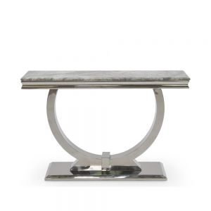 Grey Marble Console Table – Arriana