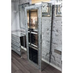 Crushed diamond display cabinet discount