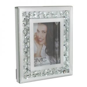 Floating Crystals Mirror Photo Frame 5 x 7