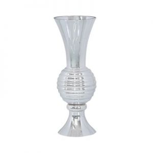 Small 45cm Silver Glass Vase