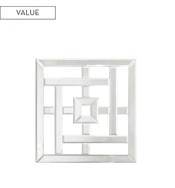 40cm Geo Mirror Wall Art