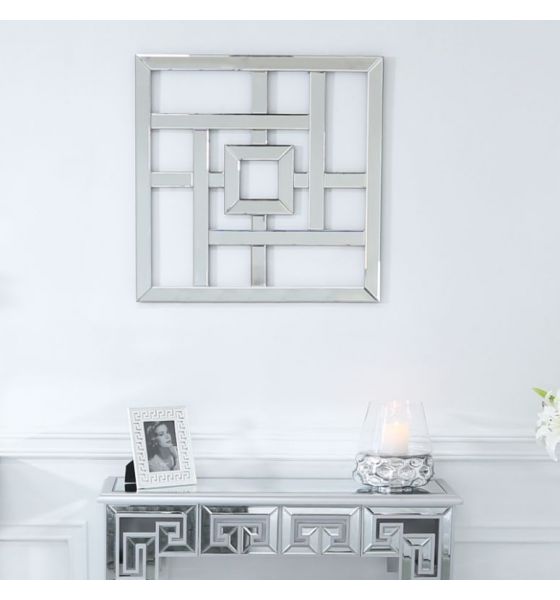 40cm Geo Mirror Wall Art