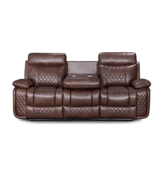 3 seater recliner sofa with sales console