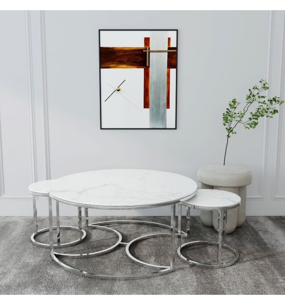 Marble Nest of Tables